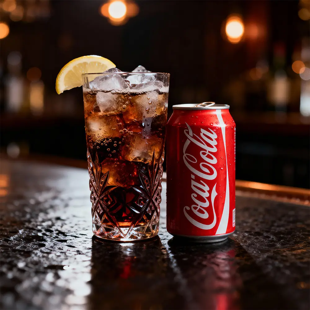 Classic cola, ice-cold and refreshing.